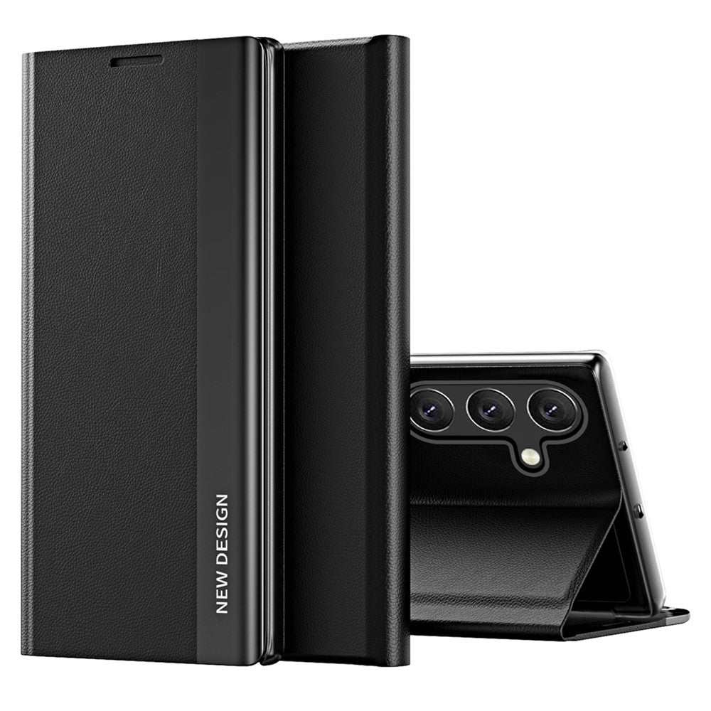 For Samsung Galaxy S26 FE Case Anti-Drop Leather Phone Cover with Stand