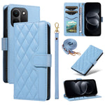 For Xiaomi Redmi Note 17 Pro+ 5G / Xiaomi Redmi Note 17 Pro Max 5G Wallet Case Rhombus Leather Phone Cover with Strap