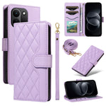 For Xiaomi Redmi Note 17 Pro+ 5G / Xiaomi Redmi Note 17 Pro Max 5G Wallet Case Rhombus Leather Phone Cover with Strap