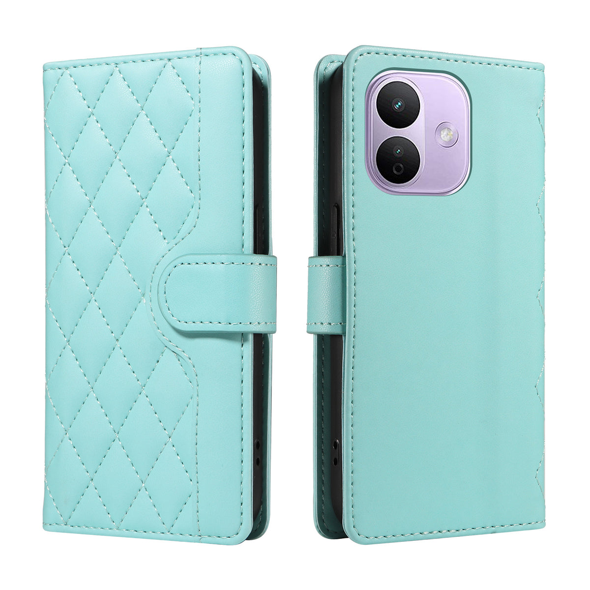 For Xiaomi Redmi Note 17 Pro 5G Wallet Case Rhombus Leather Phone Cover with Strap