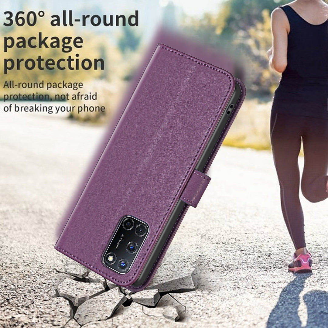 BINFEN COLOR-mobilcover til Samsung Galaxy A52 5G / Galaxy A52s 5G / Galaxy A52 4G BF17, pung- og flipetui i læder