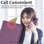 BINFEN COLOR-mobilcover til Samsung Galaxy A52 5G / Galaxy A52s 5G / Galaxy A52 4G BF17, pung- og flipetui i læder