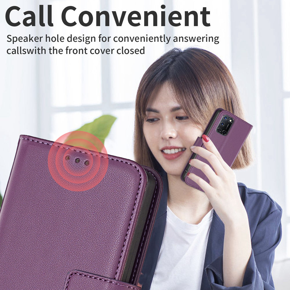 BINFEN COLOR-mobilcover til Samsung Galaxy A52 5G / Galaxy A52s 5G / Galaxy A52 4G BF17, pung- og flipetui i læder