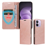 Xiaomi Redmi Note 17 Pro 5G Plånboksfodral RFID-blockerande kortplatser stativ Magnetisk stängning Lädermobilskal