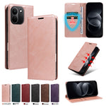 Xiaomi Redmi Note 17 Pro+ 5G / Xiaomi Redmi Note 17 Pro Max 5G Plånboksfodral RFID-blockerande kortplatser stativ magnetisk stängning lädermobilskal