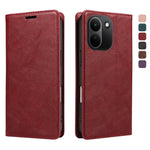 Xiaomi Redmi Note 17 Pro+ 5G / Xiaomi Redmi Note 17 Pro Max 5G Plånboksfodral RFID-blockerande kortplatser stativ magnetisk stängning lädermobilskal