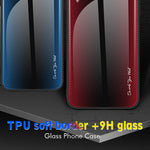 For Xiaomi Redmi Note Note 12 Pro 5G Scratch Proof Phone Case Carbon Fiber Texture Slim Case Tempered Glass+TPU Phone Cover