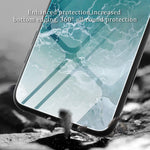 For Xiaomi Redmi Note 12 Pro 5G Phone Case Collision Resistant Tempered Glass + PC + TPU Marble Pattern Cover