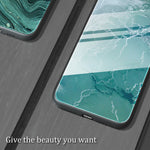 For Xiaomi Redmi Note 12 Pro 5G Phone Case Collision Resistant Tempered Glass + PC + TPU Marble Pattern Cover
