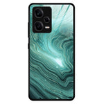 For Xiaomi Redmi Note 12 Pro 5G Phone Case Collision Resistant Tempered Glass + PC + TPU Marble Pattern Cover