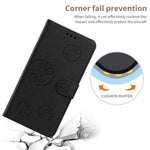 For Samsung Galaxy S24 Daisy Pattern PU Leather Wallet Phone Cover with Wrist Strap