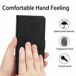 Samsung Galaxy M47 5G / Galaxy A27 5G Plånboksfodral i PU-läder med daisymönster och handledsrem