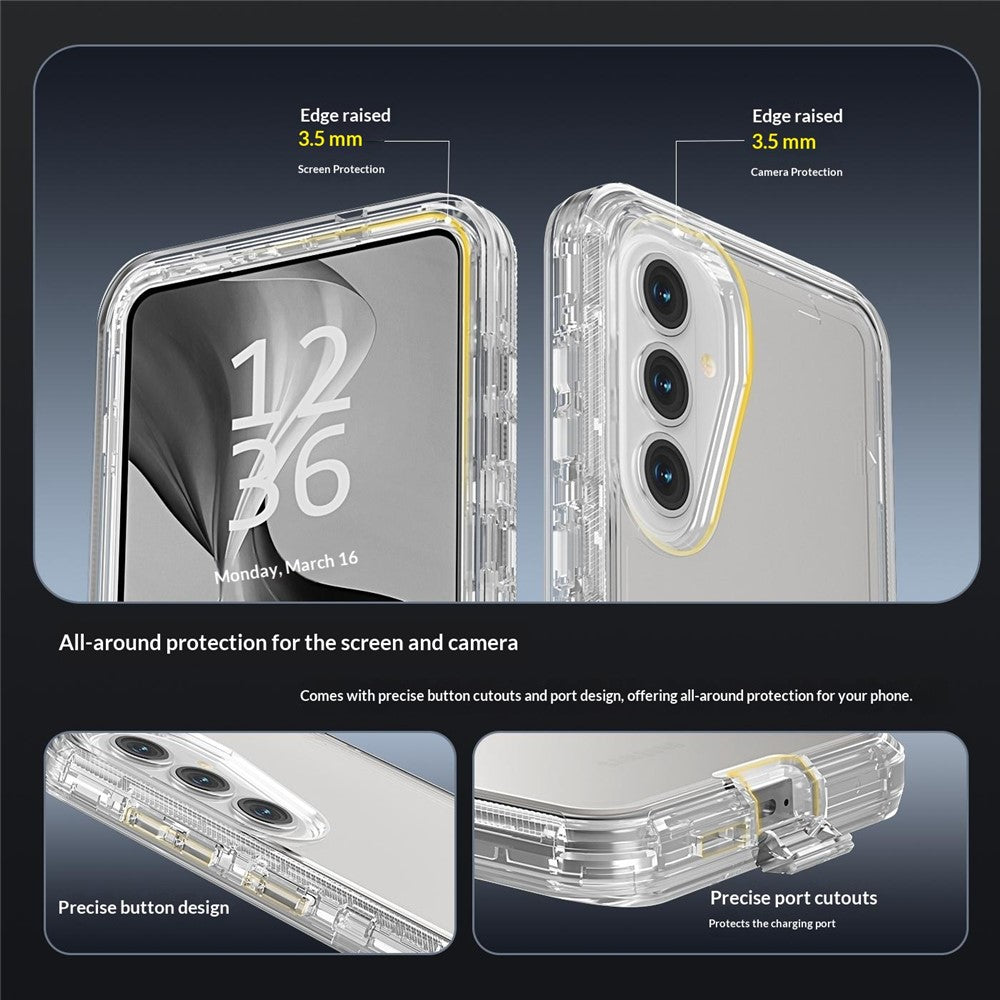 Samsung Galaxy S26+ Skal 3 i 1 Avtagbart Stötsäkert TPU + PC mobilbaksida