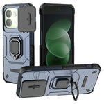 For Xiaomi Redmi Note 17 Pro Max 5G Case PC + TPU Kickstand Phone Protector with Lens Cover
