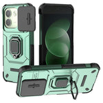 For Xiaomi Redmi Note 17 Pro Max 5G Case PC + TPU Kickstand Phone Protector with Lens Cover