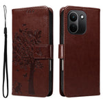 For Xiaomi Redmi Note 17 Pro+ 5G / Xiaomi Redmi Note 17 Pro Max 5G Phone Case with Stand Cat Tree Pattern Leather Wallet Mobile Cover