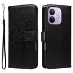 For Xiaomi Redmi Note 17 Pro 5G Phone Case with Stand Cat Tree Pattern Leather Wallet Mobile Cover
