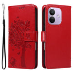 For Xiaomi Redmi Note 17 Pro 5G Phone Case with Stand Cat Tree Pattern Leather Wallet Mobile Cover