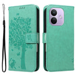 For Xiaomi Redmi Note 17 Pro 5G Phone Case with Stand Cat Tree Pattern Leather Wallet Mobile Cover