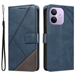Xiaomi Redmi Note 17 Pro 5G Läderfodral Geometrisk Linjedesign Plånboksfodral med Handledsrem