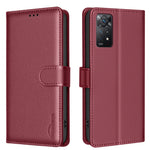 BINFEN COLOR for Xiaomi Redmi Note 11 Pro BF32 Leather Case Wallet RFID Blocking Phone Cover