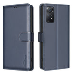 BINFEN COLOR for Xiaomi Redmi Note 11 Pro BF32 Leather Case Wallet RFID Blocking Phone Cover
