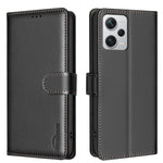 BINFEN COLOR för Xiaomi Redmi Note 12 Pro+ 5G BF32 Läderfodral Plånbok RFID-blockerande mobilskydd