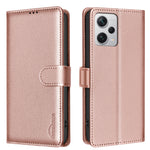 BINFEN COLOR för Xiaomi Redmi Note 12 Pro+ 5G BF32 Läderfodral Plånbok RFID-blockerande mobilskydd