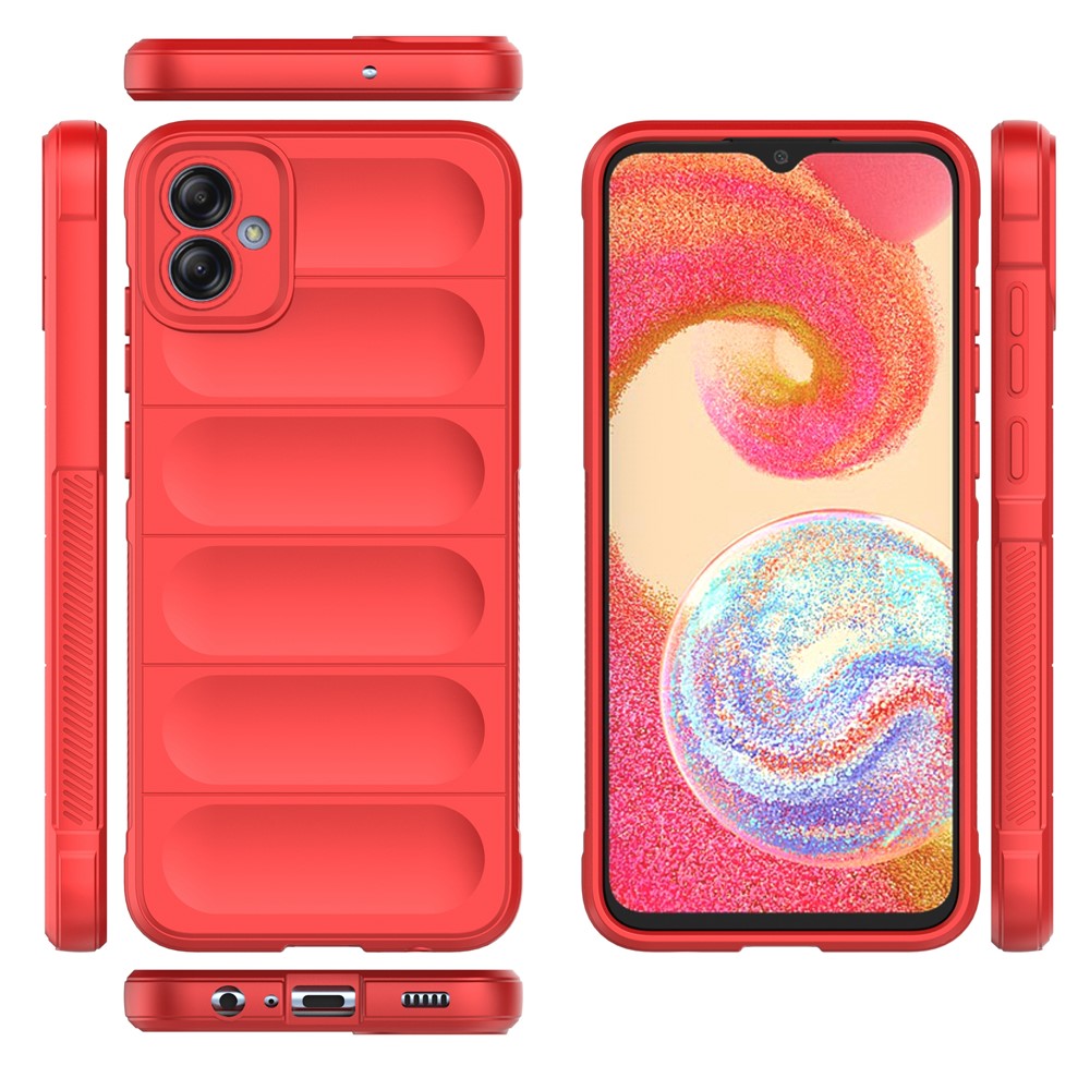 Til Samsung Galaxy A04e 4G / F04 4G / M04 4G Blødt robust bagcover Ridsefast og faldbeskyttende telefonetui