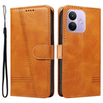 For Xiaomi Redmi Note 17 Pro 5G Wallet Case T-Shape Lines Leather Phone Cover Stand