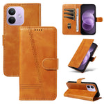 For Xiaomi Redmi Note 17 Pro 5G Wallet Case T-Shape Lines Leather Phone Cover Stand