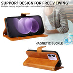 For Xiaomi Redmi Note 17 Pro 5G Wallet Case T-Shape Lines Leather Phone Cover Stand