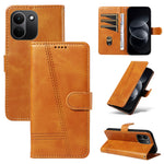 For Xiaomi Redmi Note 17 Pro+ 5G / Xiaomi Redmi Note 17 Pro Max 5G Wallet Case T-Shape Lines Leather Phone Cover Stand