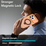 iPhone 13 Pro Max-skal med ringstöd, honungskaka, värmeavledande PC + TPU-mobilskal