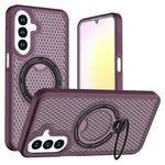 Samsung Galaxy A27 5G Skal Ring Stöd Honeycomb Värmeavledande PC + TPU mobilskal