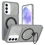 Samsung Galaxy A57 5G Skal Ring Stöd Honeycomb Värmeavledande PC + TPU mobilskal