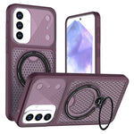 Samsung Galaxy A57 5G Skal Ring Stöd Honeycomb Värmeavledande PC + TPU mobilskal