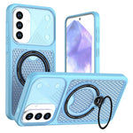 Samsung Galaxy A57 5G Skal Ring Stöd Honeycomb Värmeavledande PC + TPU mobilskal