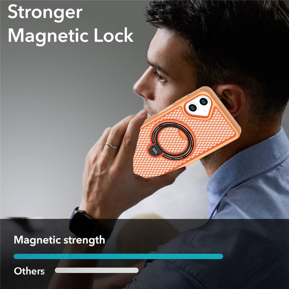 mobilskal till Samsung Galaxy A08 5G / A07 5G / A07 4G / A07s 4G / A06 5G / A06 4G, Ringstativ, Bikakemönster, Värmeavledande PC + TPU Baksida