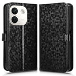 Xiaomi Redmi Note 17 Pro Max 5G / Poco X8 Power 5G Plånboksfodral Prickmönster Avtryck PU-läder mobilskal med Handledsrem
