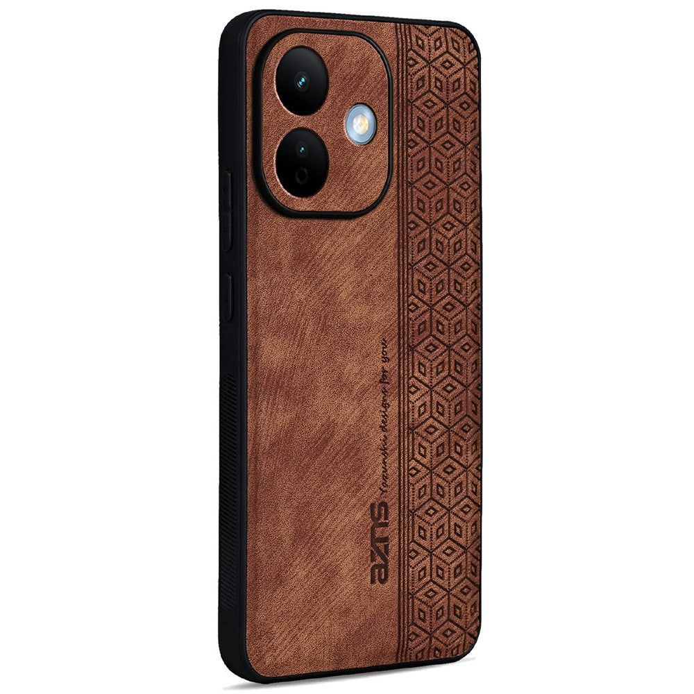 AZNS mobilskal för Xiaomi Redmi Note 17 5G (Global) / 17 4G (Global) / 17 (Indien/Kina) 5G PU-läderklätt TPU-skyddsfodral