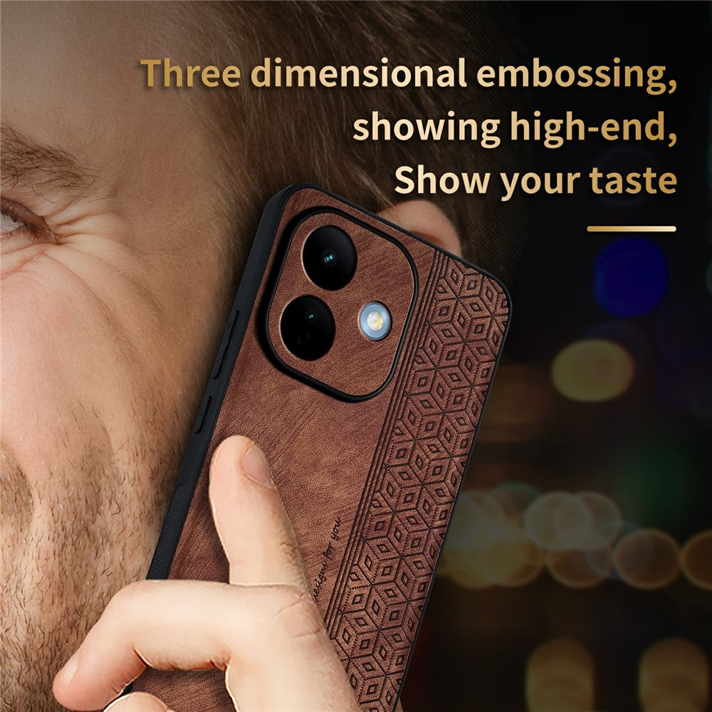 AZNS mobilskal för Xiaomi Redmi Note 17 5G (Global) / 17 4G (Global) / 17 (Indien/Kina) 5G PU-läderklätt TPU-skyddsfodral