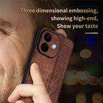 AZNS mobilskal för Xiaomi Redmi Note 17 5G (Global) / 17 4G (Global) / 17 (Indien/Kina) 5G PU-läderklätt TPU-skyddsfodral