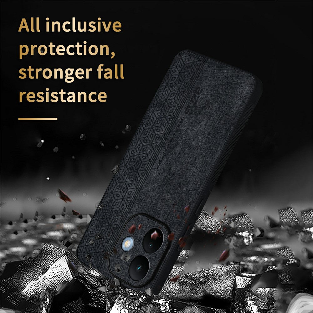 AZNS mobilskal för Xiaomi Redmi Note 17 5G (Global) / 17 4G (Global) / 17 (Indien/Kina) 5G PU-läderklätt TPU-skyddsfodral