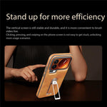 JINDUKA J38 För Xiaomi 17 Pro Max Skal Fallskyddande Anti-repande Ring Stöd PU + PC + TPU mobil Baksida