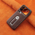 JINDUKA J38 För Xiaomi 17 Pro Max Skal Fallskyddande Anti-repande Ring Stöd PU + PC + TPU mobil Baksida