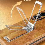 JINDUKA J38 For Samsung Galaxy S24 Ultra Case Anti Drop Anti Scratch Ring Kickstand PU + PC + TPU Phone Back Cover