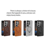 RIMBMAX R86 for Samsung Galaxy S25 Ultra Case Rotatable Magnetic Kickstand Soft TPU Anti Scratch Phone Cover