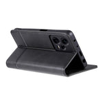 AZNS For Xiaomi Redmi Note 12 Pro+ 5G Cowhide Texture PU Leather Case Magnetic Auto-absorbed Stand Wallet Phone Cover