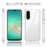 mobilskal för Samsung Galaxy A18 4G / A17 5G / A17 4G / A26 5G / A16 5G / A16 4G, reptåligt TPU + genomskinligt bakstycke i akryl
